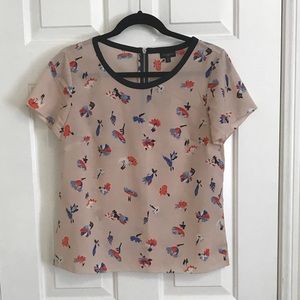Talbots Floral Top